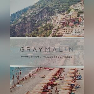 Gray Malin 500 Piece Jigsaw Puzzle Two-Sided Cinque Terre Italy